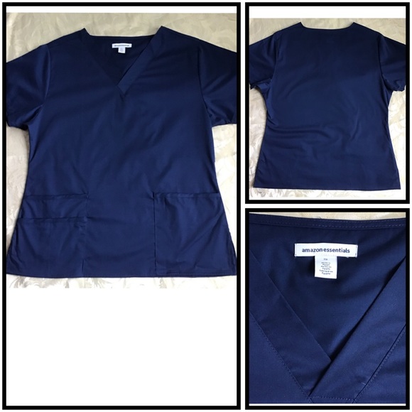 Amazon Essentials | Quick Dry Stretch Scrub Top L - Picture 2 of 8